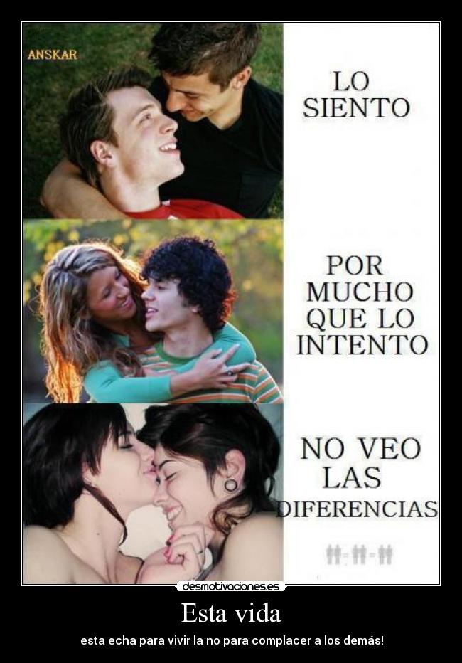 carteles vida homosexualidad desmotivaciones