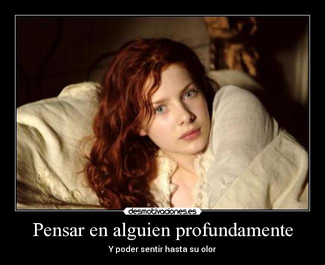 Pensar en alguien profundamente -