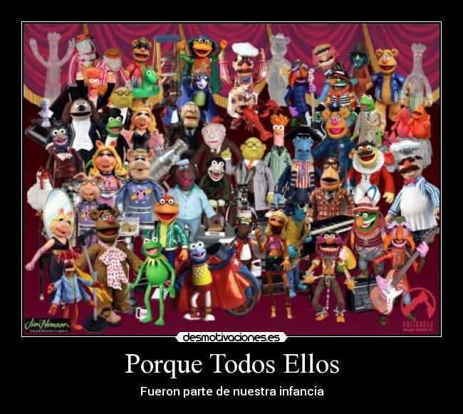 carteles muppets infancia desmotivaciones