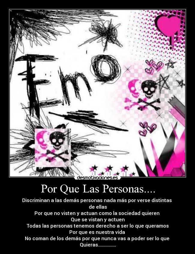 carteles sean discriminadores por que visten como ustedes quieren desmotivaciones