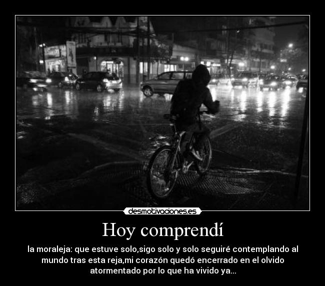Hoy comprendí -