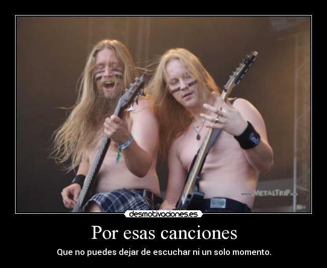 Por esas canciones -