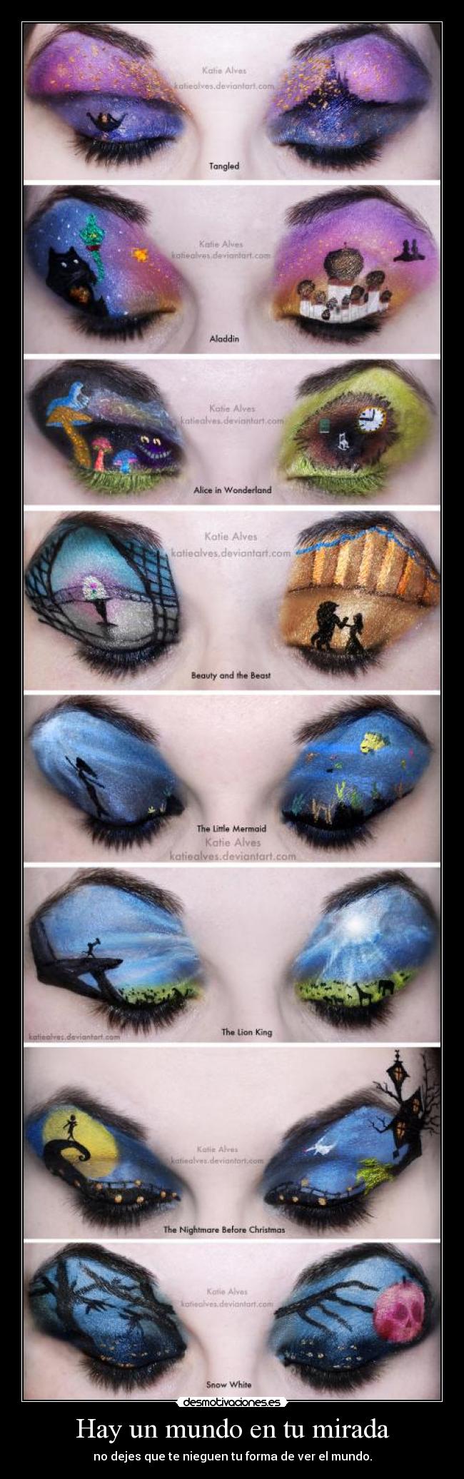 Hay un mundo en tu mirada - no dejes que te nieguen tu forma de ver el mundo.