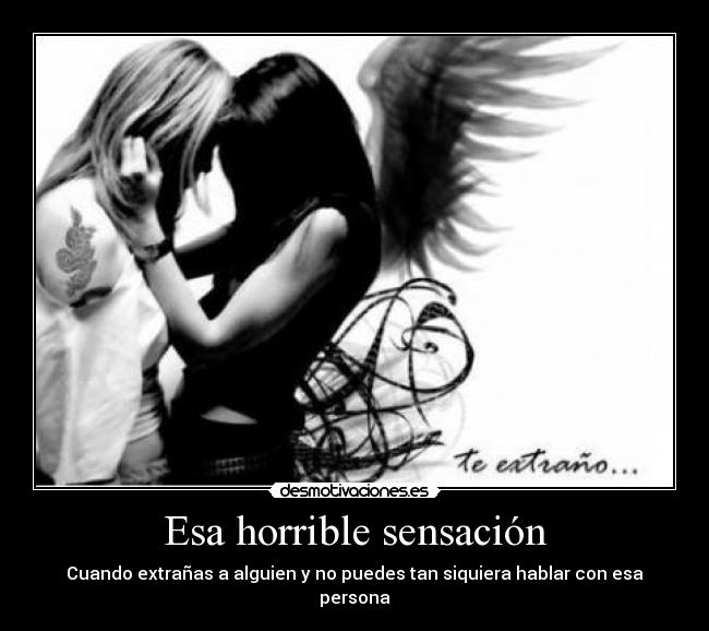 Esa horrible sensación -