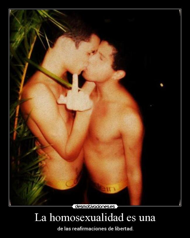 La homosexualidad es una -