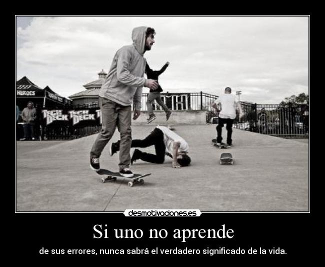 carteles del los errores aprende desmotivaciones