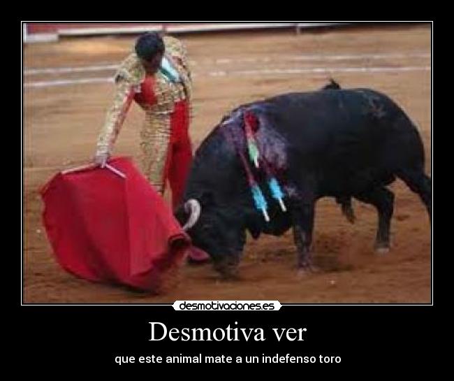 Desmotiva ver -