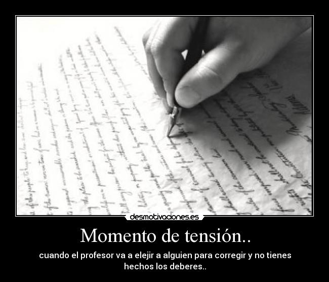 Momento de tensión.. -