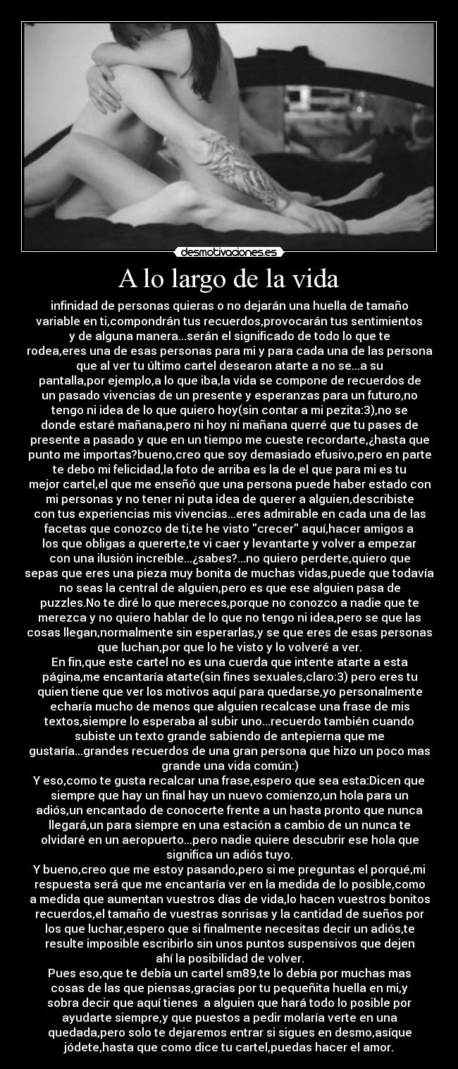 A lo largo de la vida -