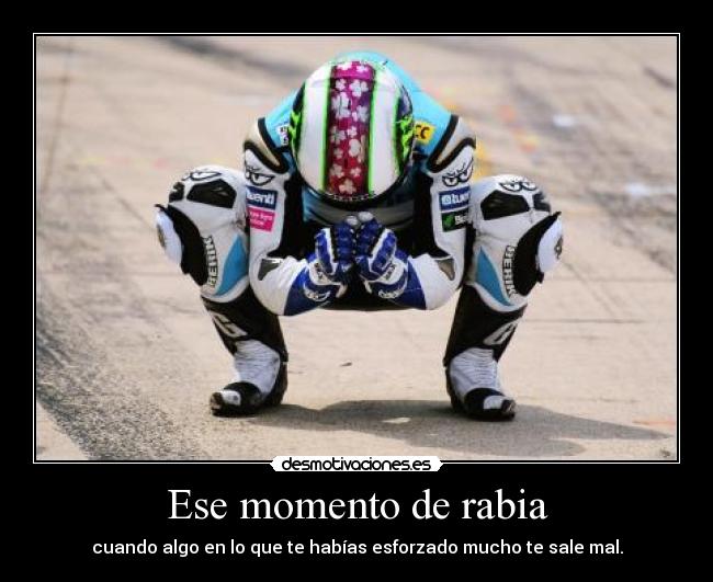 carteles pol espargaro mal carrera moto2 desmotivaciones