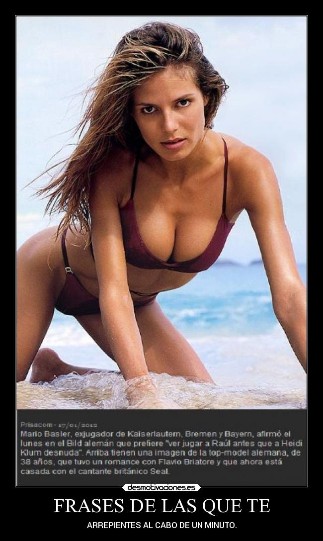 FRASES DE LAS QUE TE - ARREPIENTES AL CABO DE UN MINUTO.