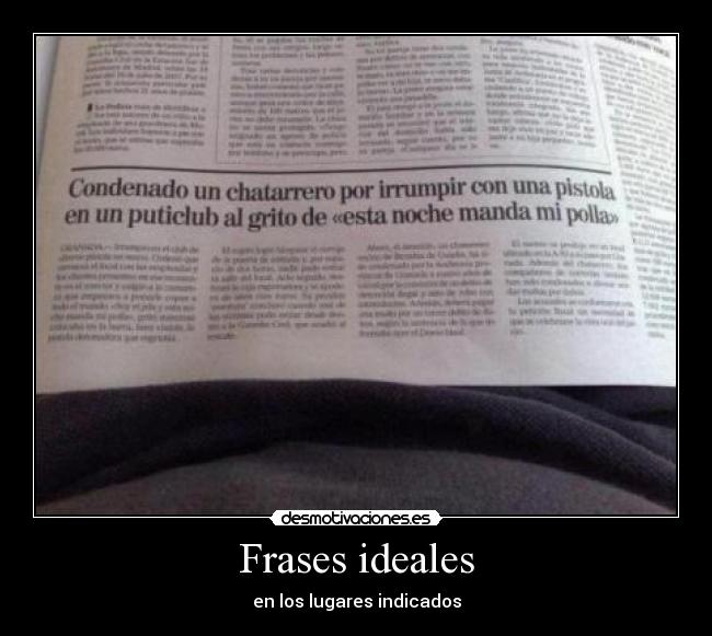 Frases ideales -