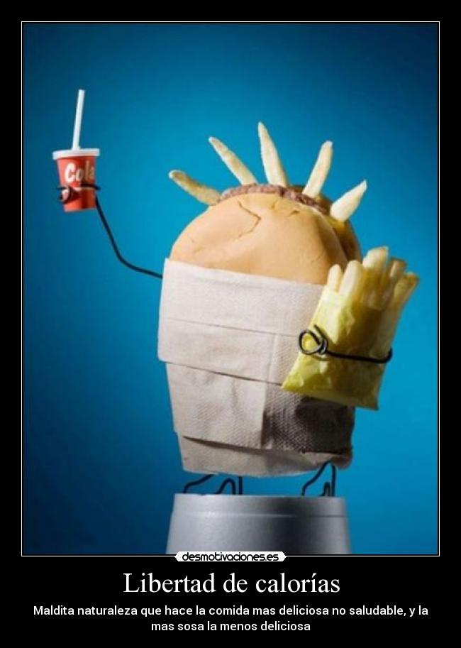 carteles libertad libertad alimentos desmotivaciones