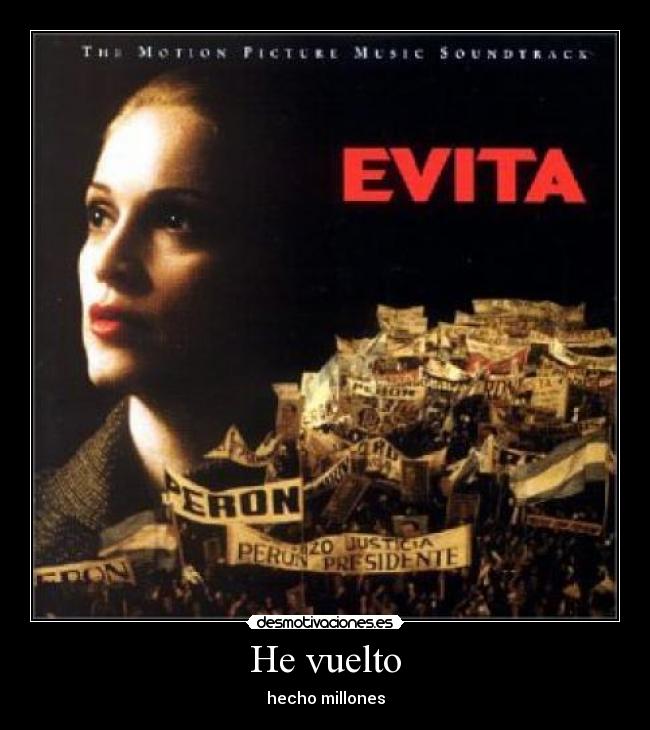 He vuelto - hecho millones