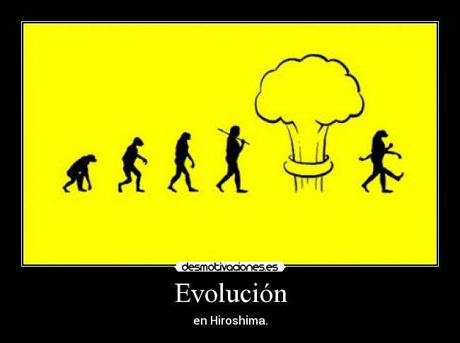 Evolución - en Hiroshima.