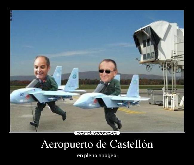 Aeropuerto de Castellón - en pleno apogeo.