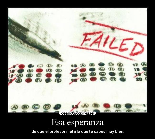 Esa esperanza -