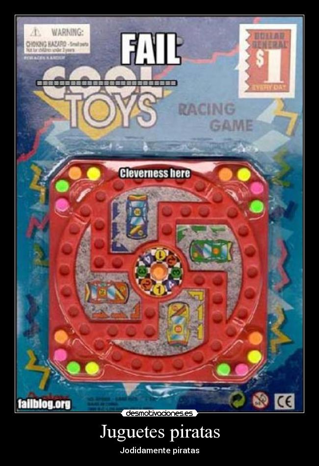 Juguetes piratas - Jodidamente piratas