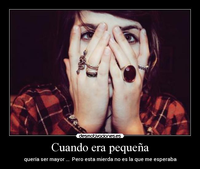 Cuando era pequeña - 
