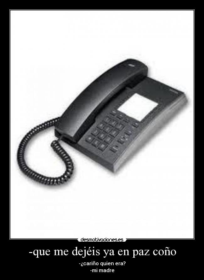 -que me dejéis ya en paz coño - 