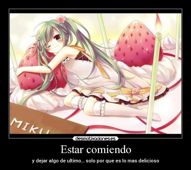 carteles anime hatsune miku vocaloid manga kawaii dulce moe desmotivaciones
