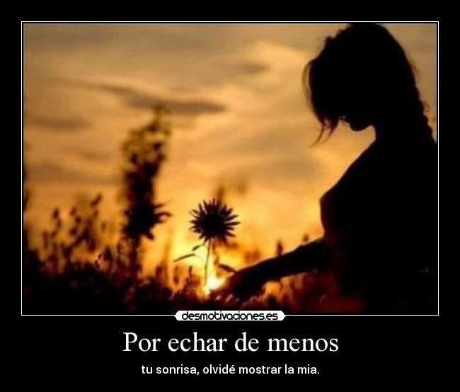 Por echar de menos - 