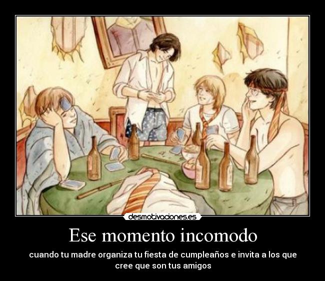 Ese momento incomodo -