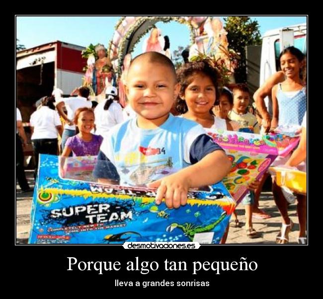 Porque algo tan pequeño -