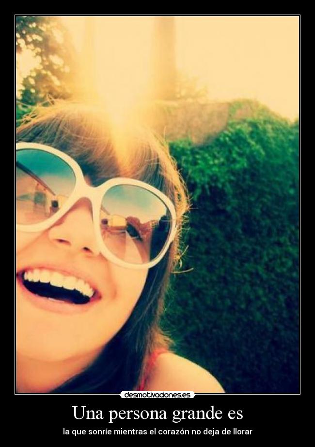 Una persona grande es -