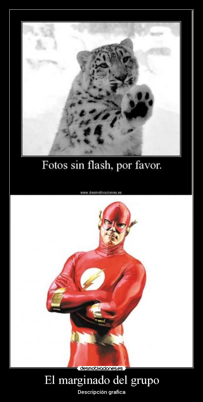 El marginado del grupo -