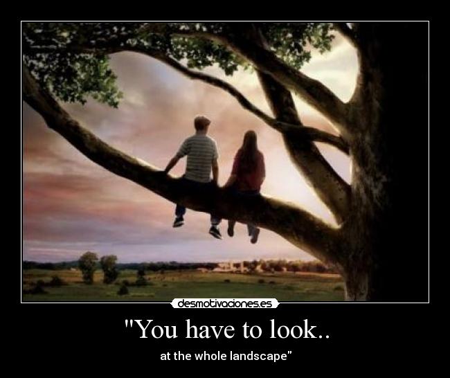 You have to look.. -