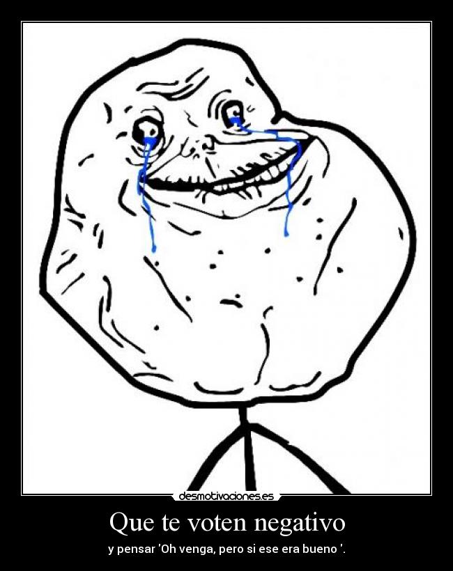 Que te voten negativo -