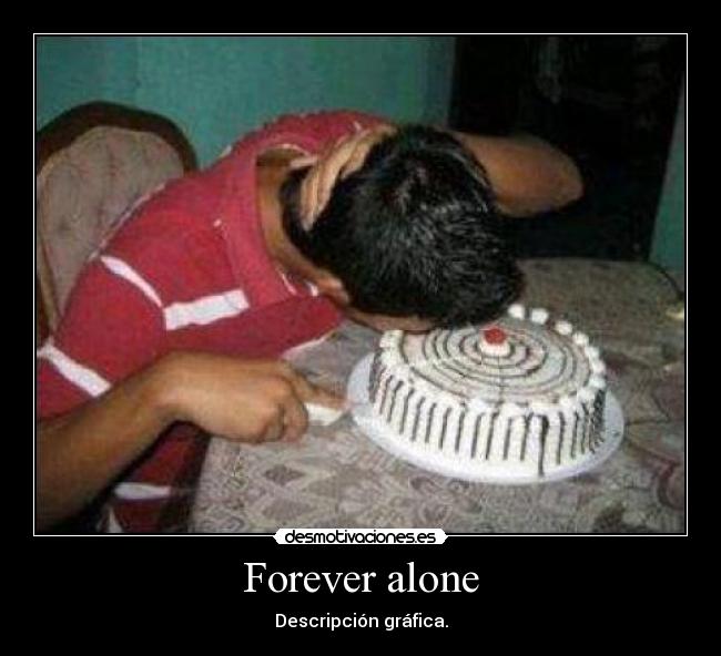 Forever alone - Descripción gráfica.