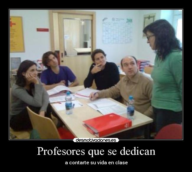Profesores que se dedican -