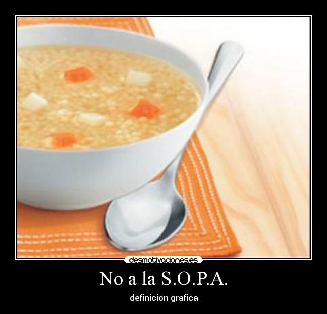 No a la S.O.P.A. - 