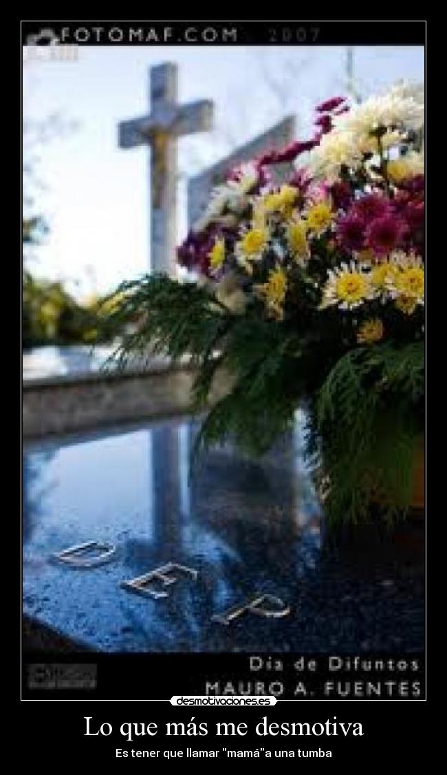 Lo que más me desmotiva -