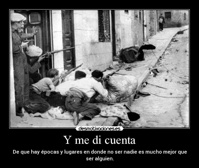 Y me di cuenta - 