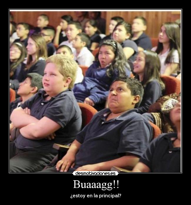 Buaaagg!! - ¿estoy en la principal?