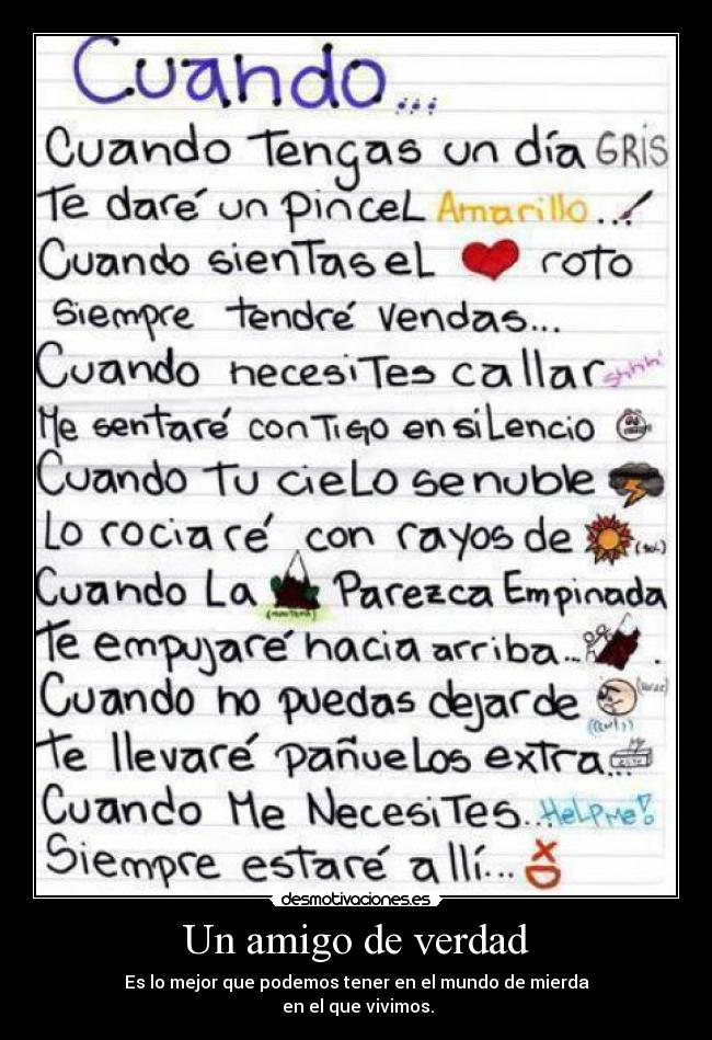 Un amigo de verdad - 