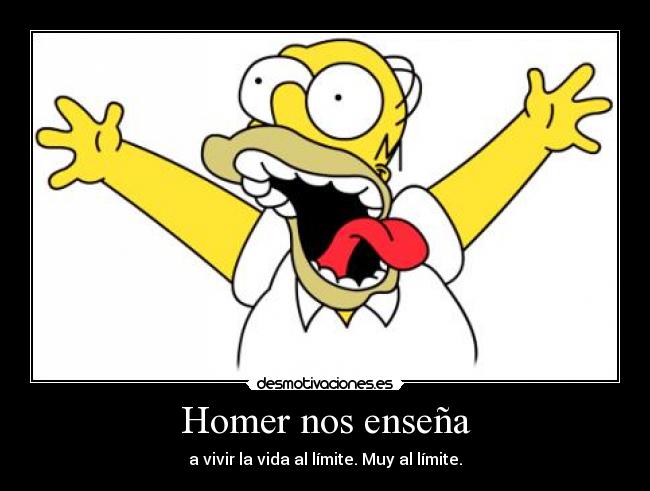 Homer nos enseña -