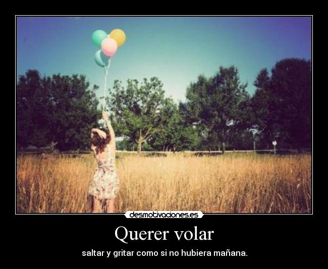 Querer volar -