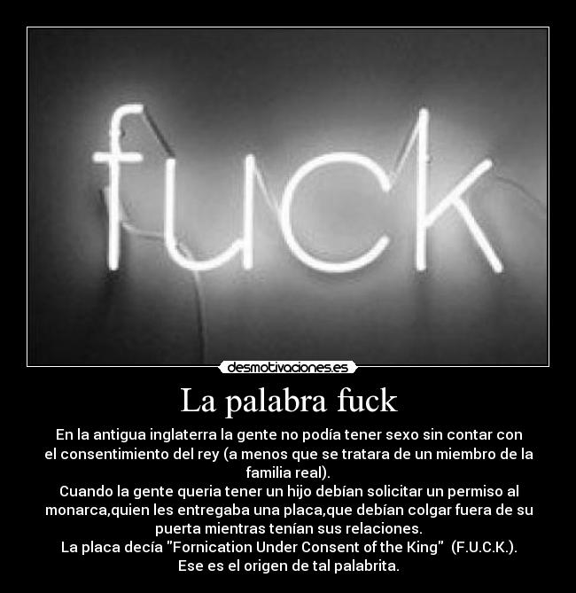 La palabra fuck - 