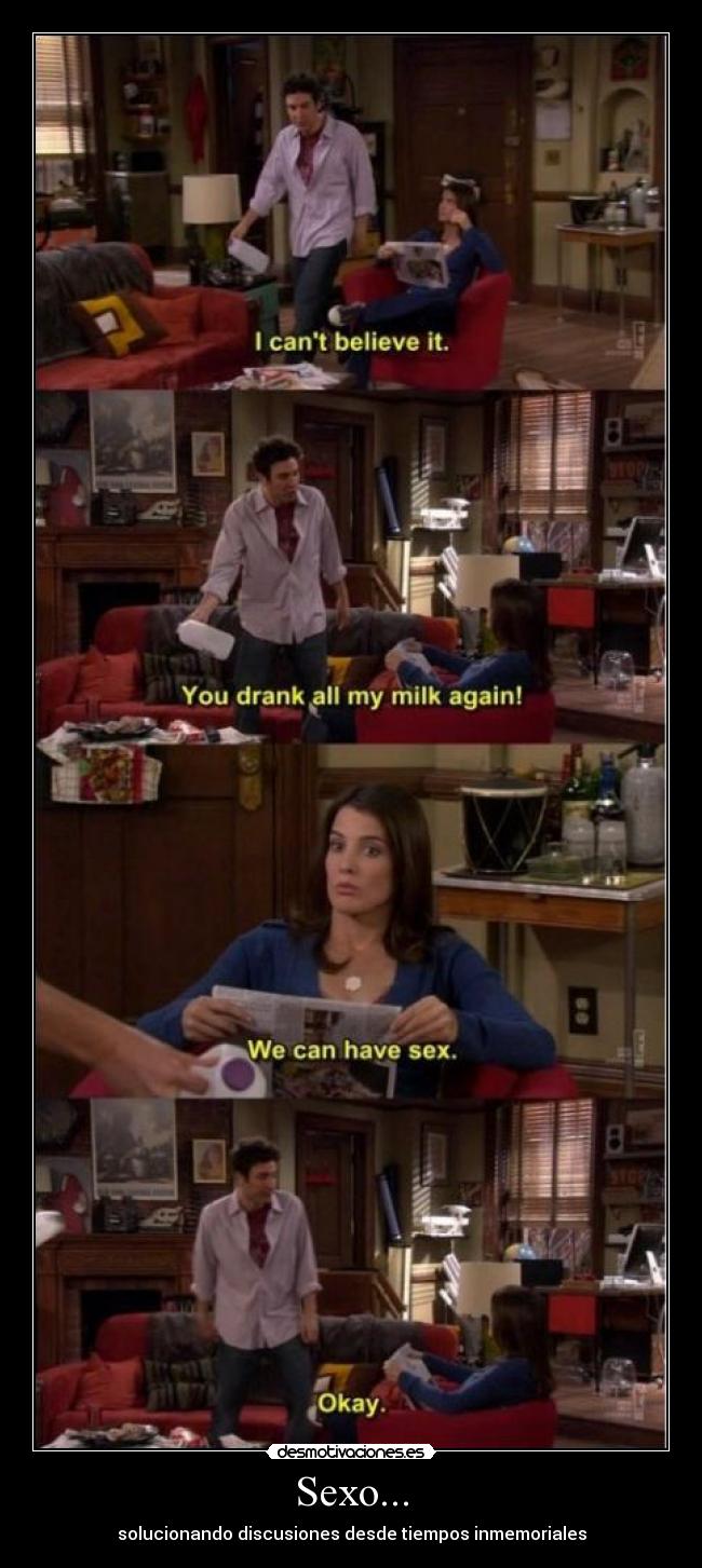 Sexo... - solucionando discusiones desde tiempos inmemoriales