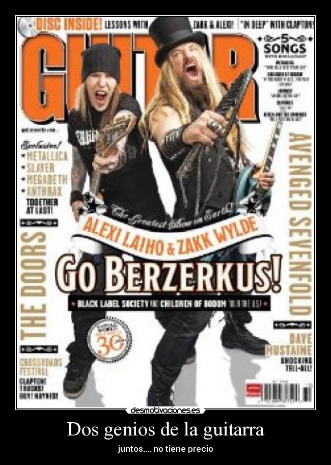 Dos genios de la guitarra - juntos.... no tiene precio