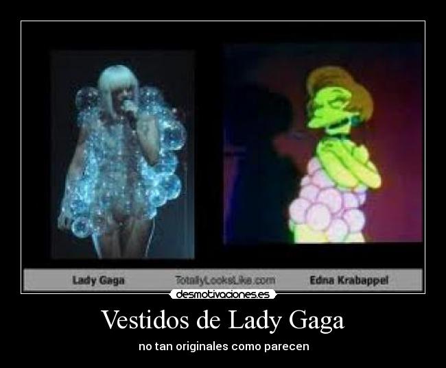 Vestidos de Lady Gaga -