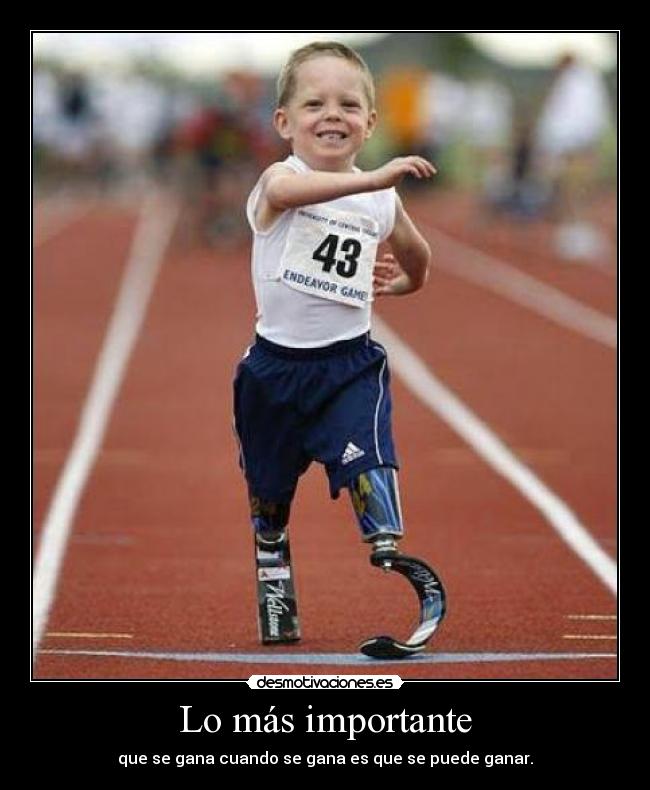 Lo más importante -