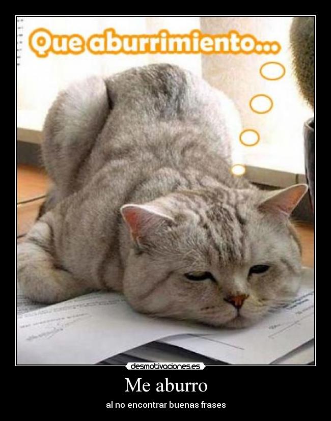 Me aburro - 