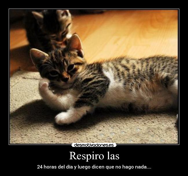 Respiro las -