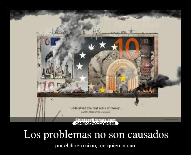 carteles problemas dinero problema solo una herramienta para los problematicos intruders desmotivaciones