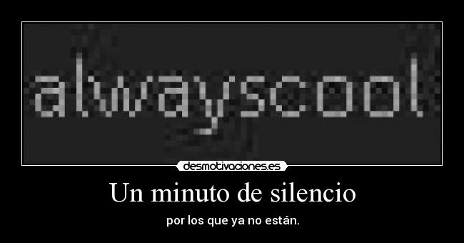 Un minuto de silencio - 